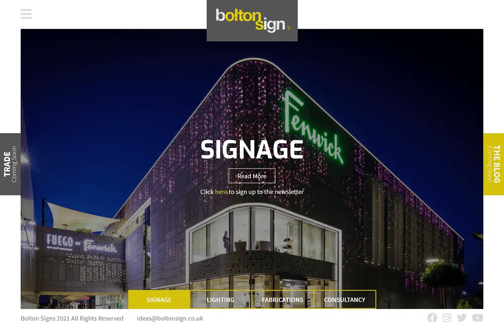 Website built for client