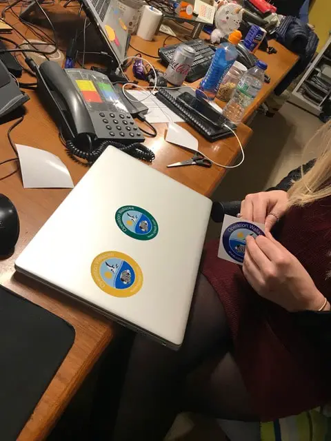 Stickers to promote Operation Wallacea
