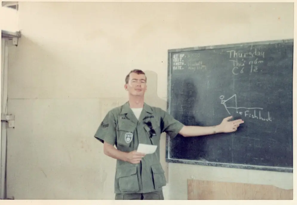 Teaching second language in Vietnam in 1971